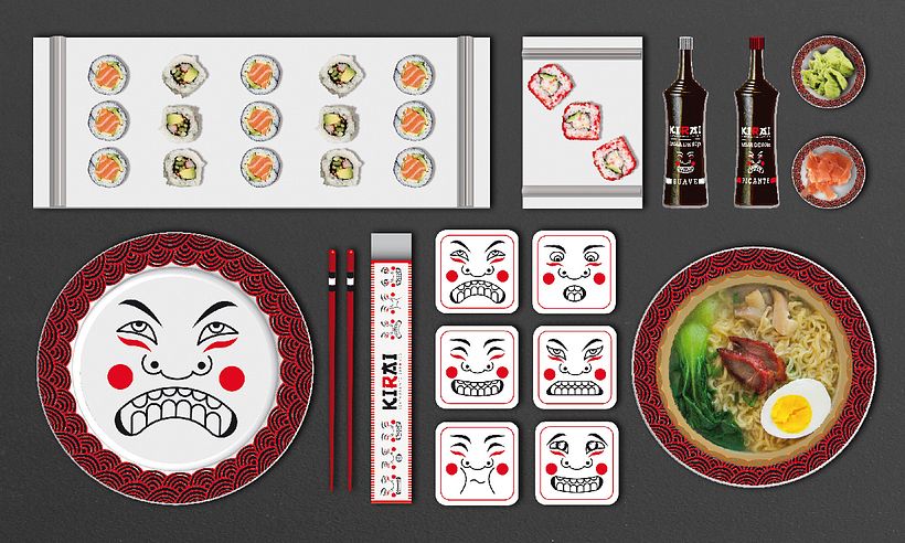 Branding Restaurante Japonés "KIRAI" 13