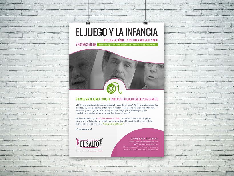 Cartel para Escuela Activa El Salto -1