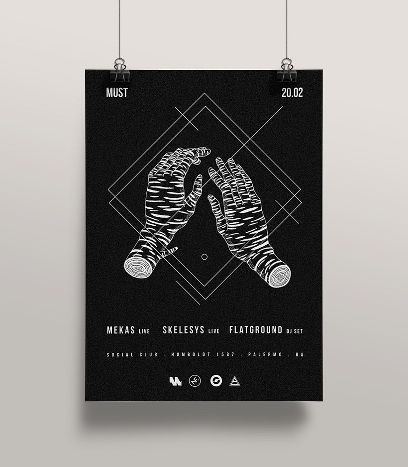 E FLYER - MUST PARTY  - Design