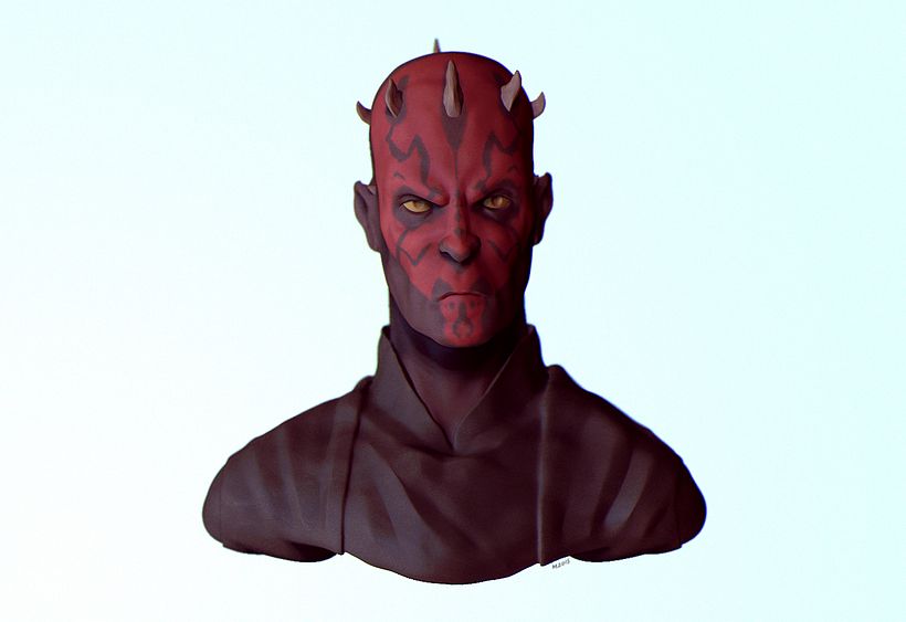 Darth Maul 3D Bust 0