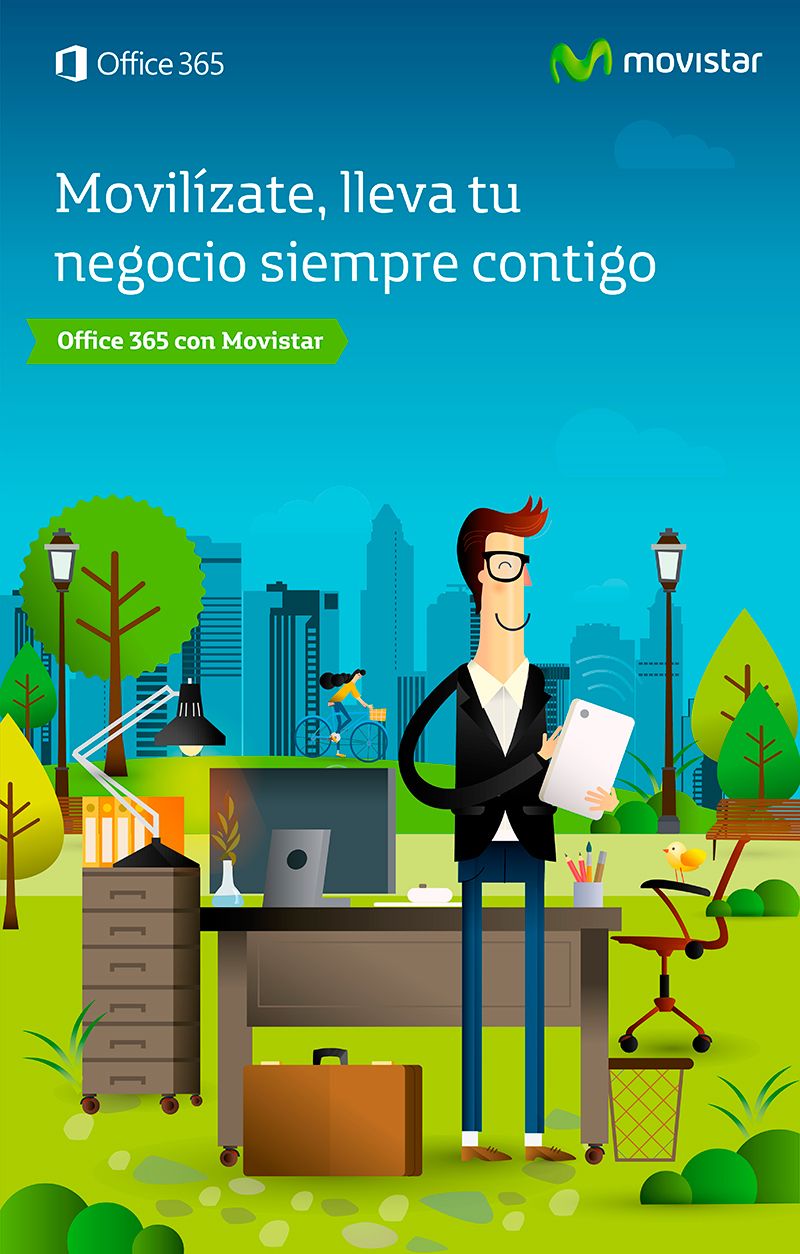 Movistar Ilustraciones - Ilustración tradicional
