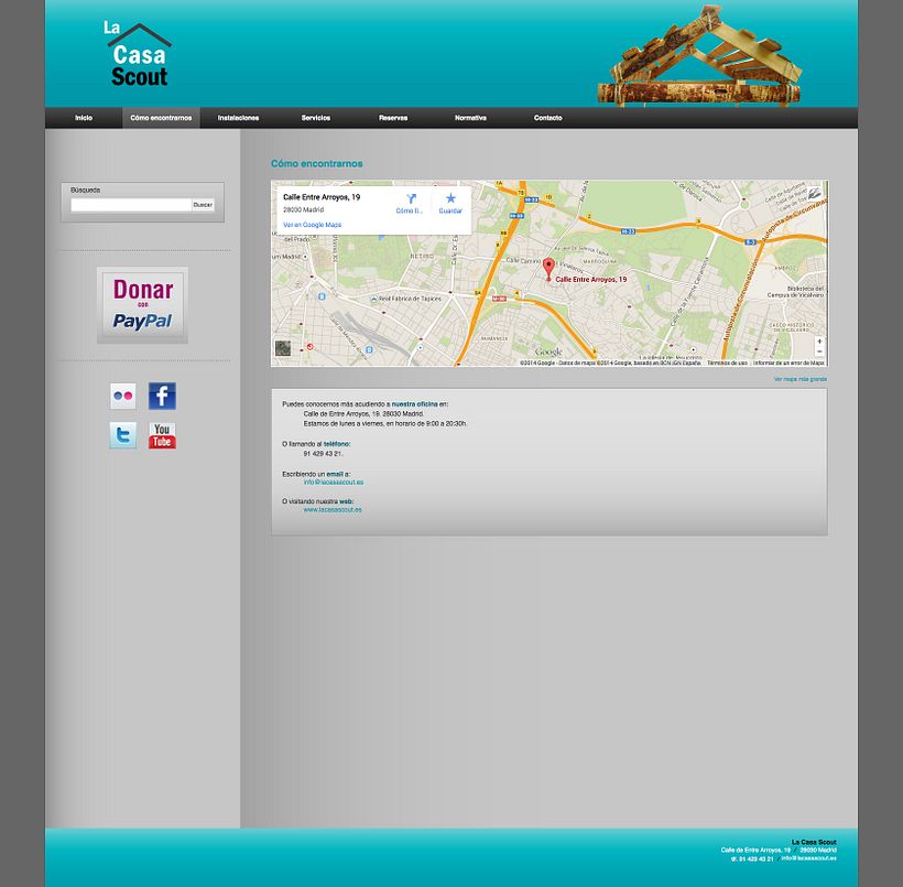La Casa Scout (Wordpress) - Grafik Tasarım