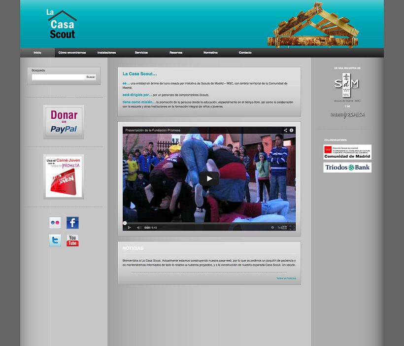 La Casa Scout (Wordpress) - Grafik Tasarım