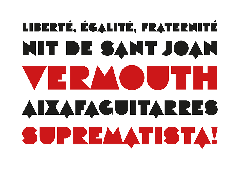 Eutopia, eine freie geometrische Schriftart 1