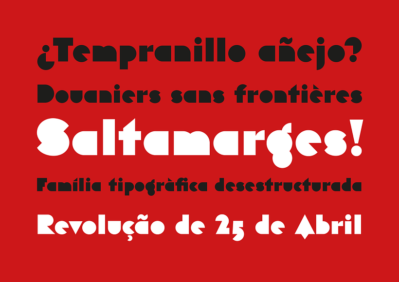 Eutopia, eine freie geometrische Schriftart 2