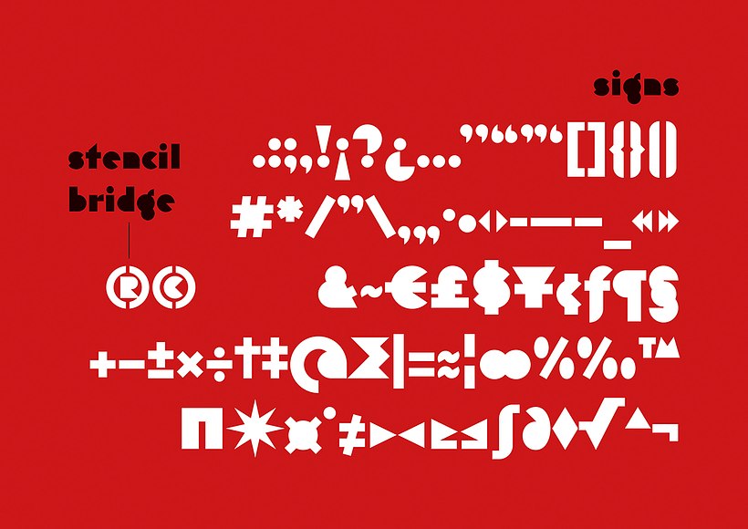 Eutopia, eine freie geometrische Schriftart 6