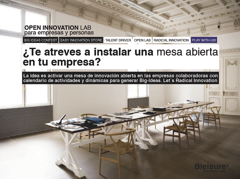 Open Innovation Lab 1