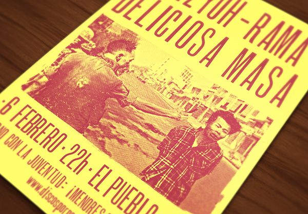 VOZZYOW+RAMA+DELICIOSA MASA POSTER 1