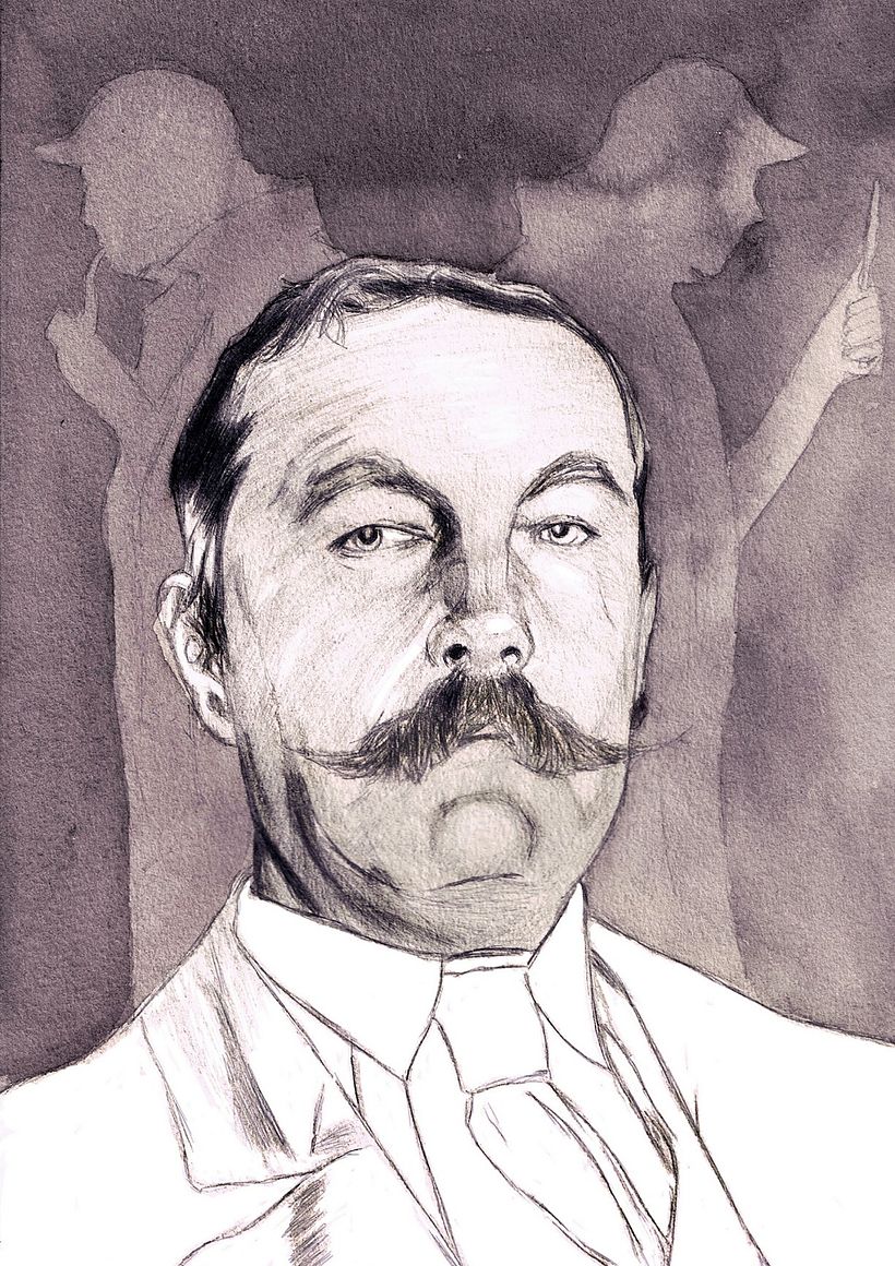 Arthur Conan Doyle - Ilustrație tradițională