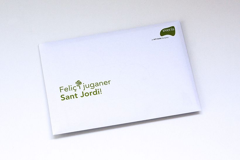 Feliç i juganer Sant Jordi amb everis 2