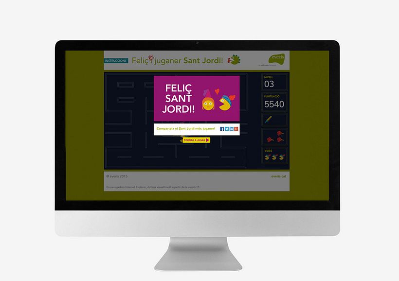 Feliç i juganer Sant Jordi amb everis 5