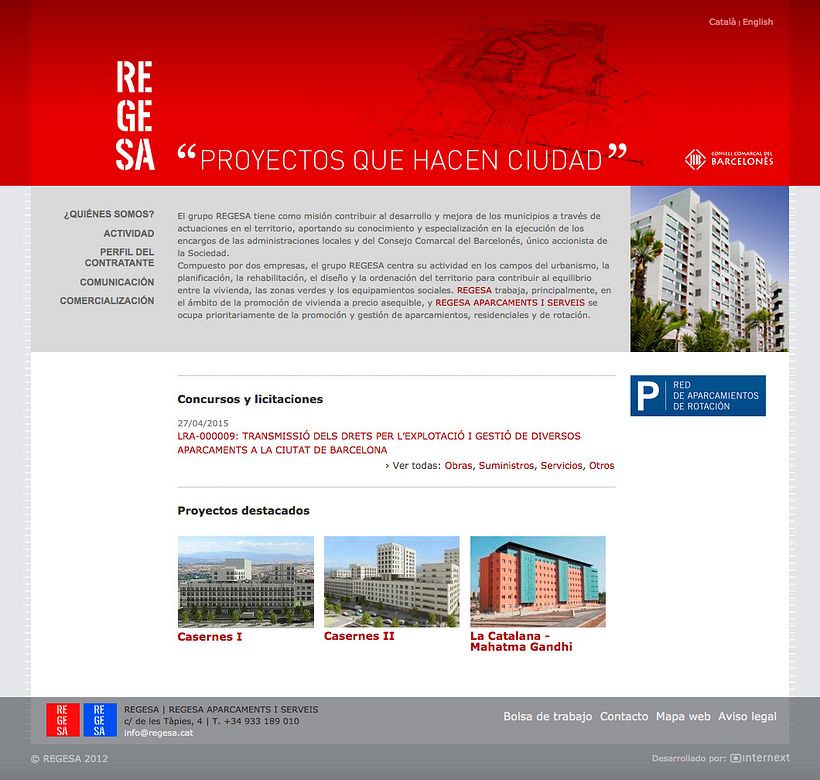 Web de REGESA 1