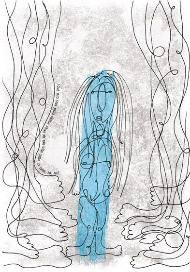 Extrañas mujeres de azul 8