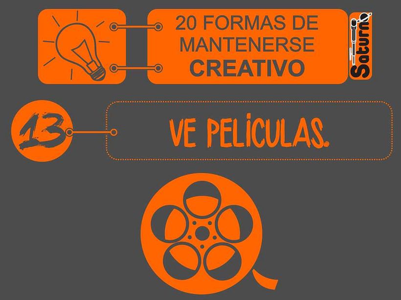 20 FORMAS DE MANTENERSE CREATIVO-PARTE II 2