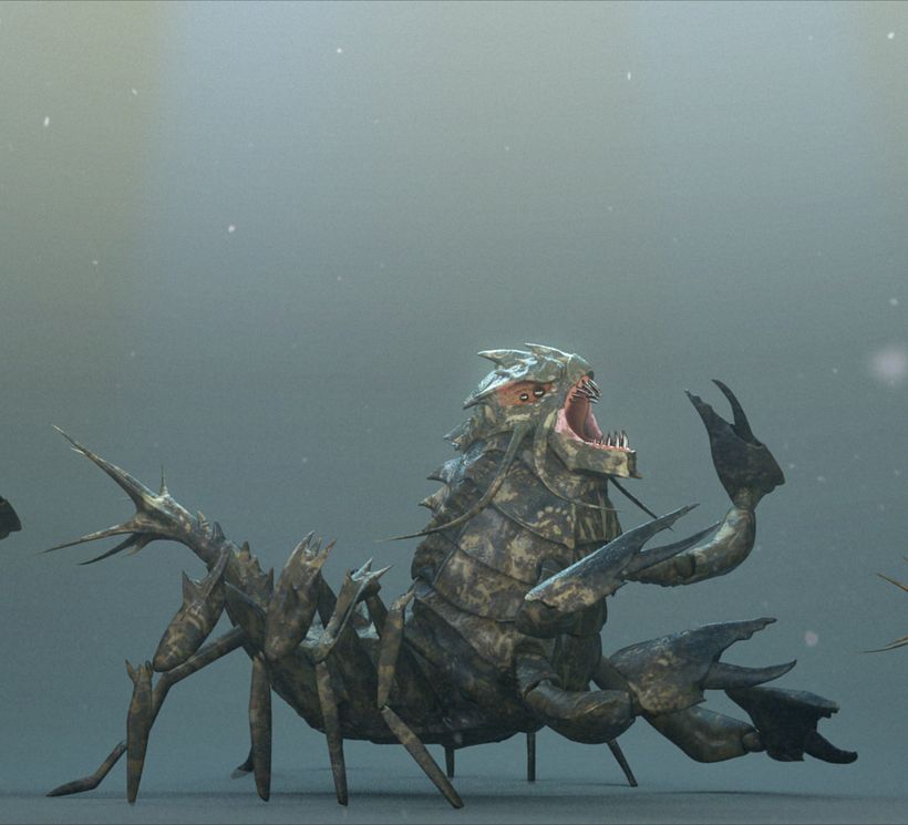 Modelos 3D camarón 1