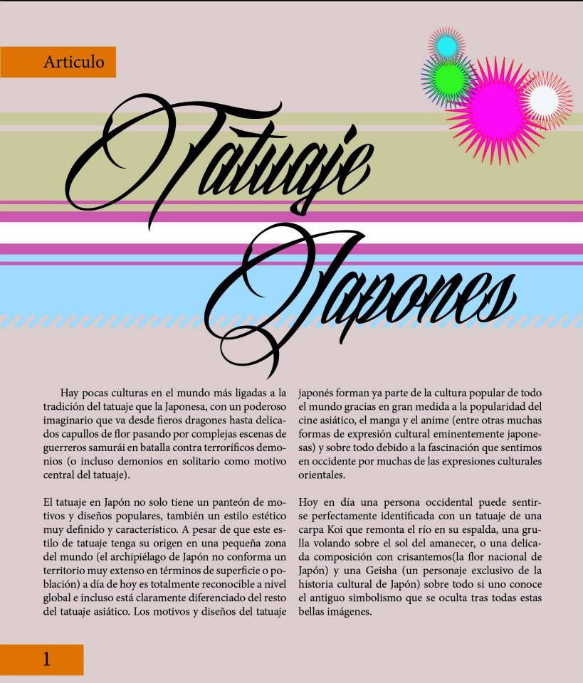 Revista Oney Tattoo Ink 1