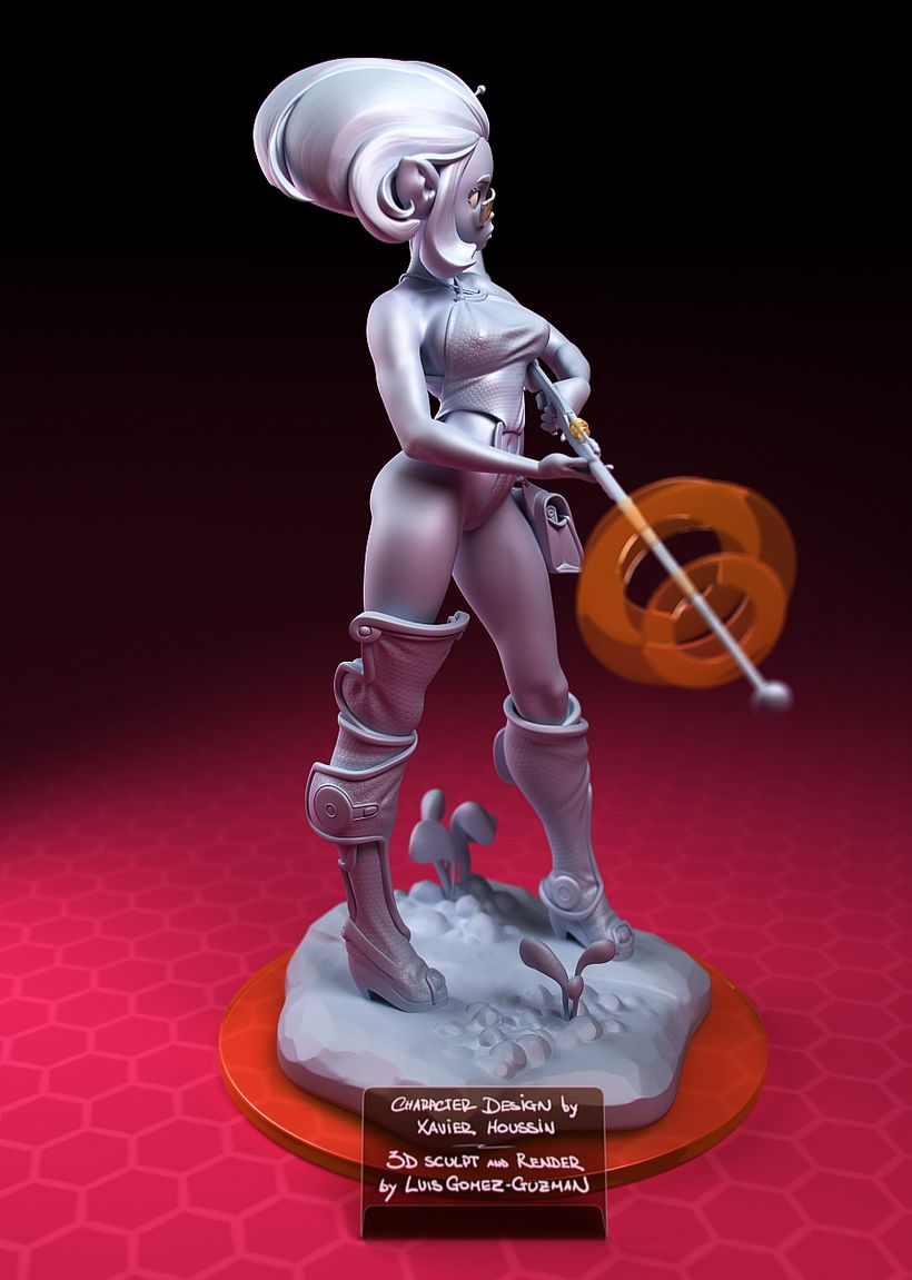 Sci-fi Pinup 10
