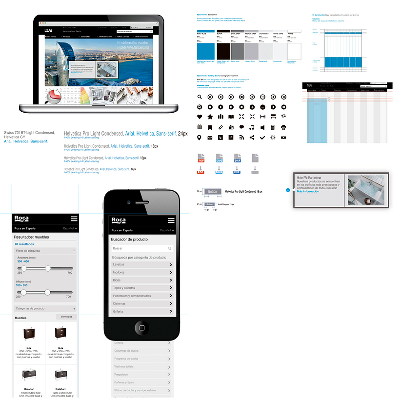 Roca Sanitario, diseño, front-end y programación basada en Java 1