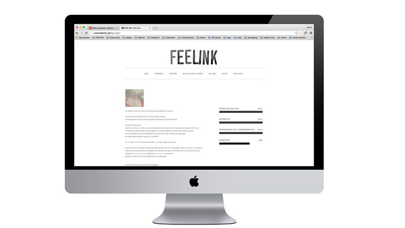 Feelink.cat · web portfolio 3