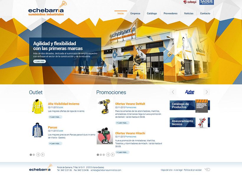 echebarriasuministros.com - Diseño