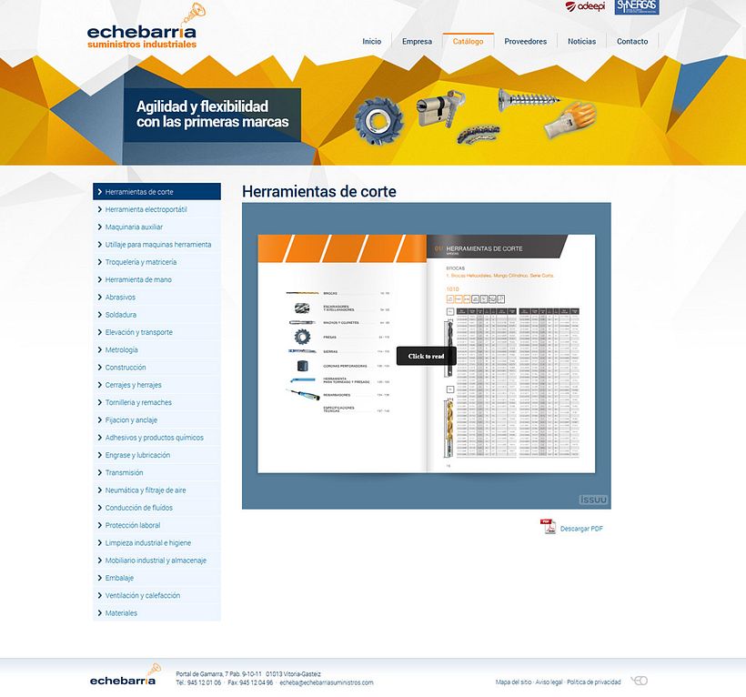 echebarriasuministros.com - Diseño