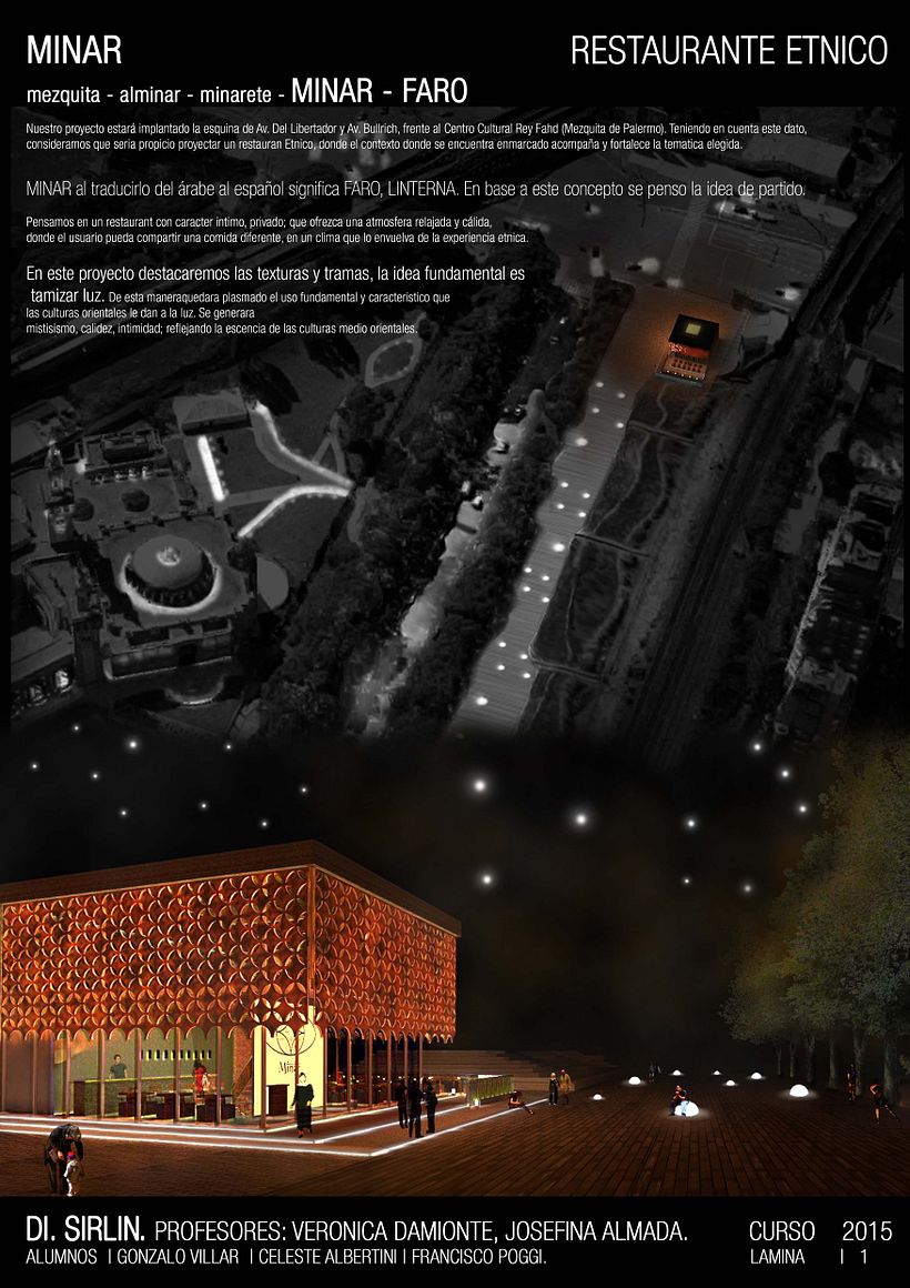 Restaurant tematico - Diseño Iluminacion Catedra Sirlin 0