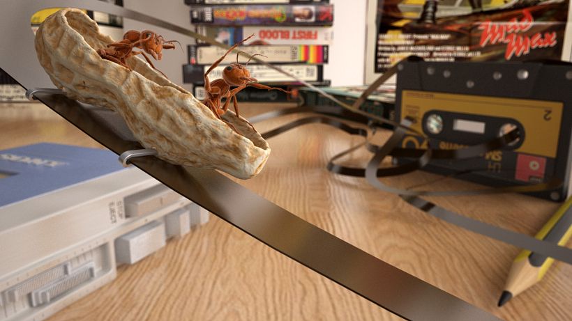 Hormigas 3d - Cinema 4D 1