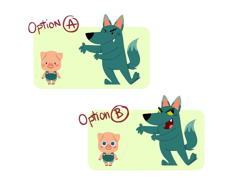 Character Design- 3 Little Pigs 7