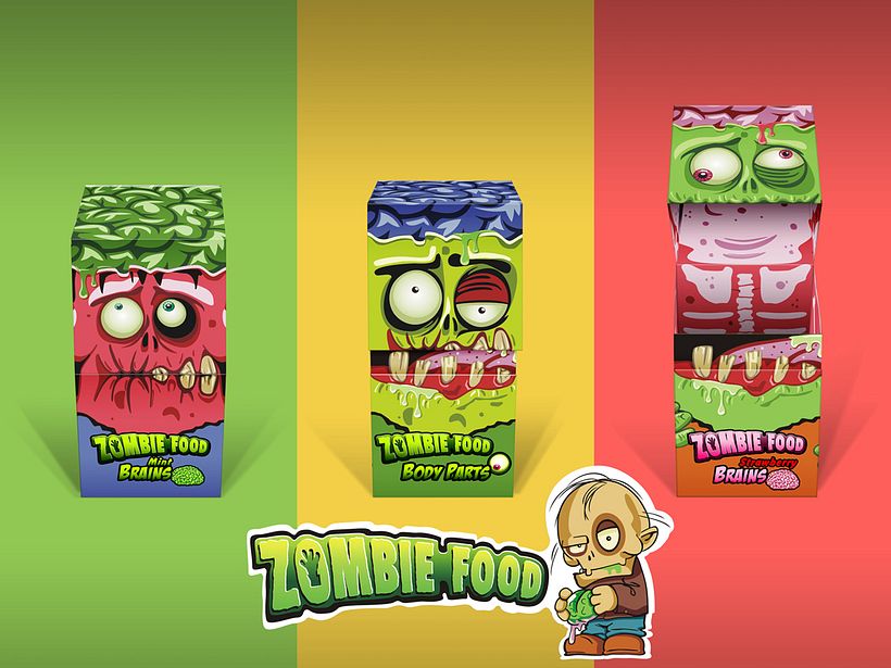 Zombie Food Packaging & Design 1