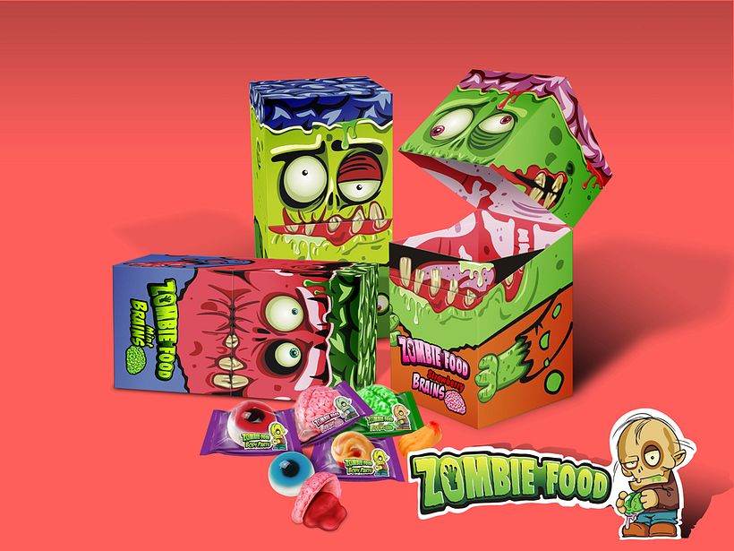 Zombie Food Packaging & Design 1