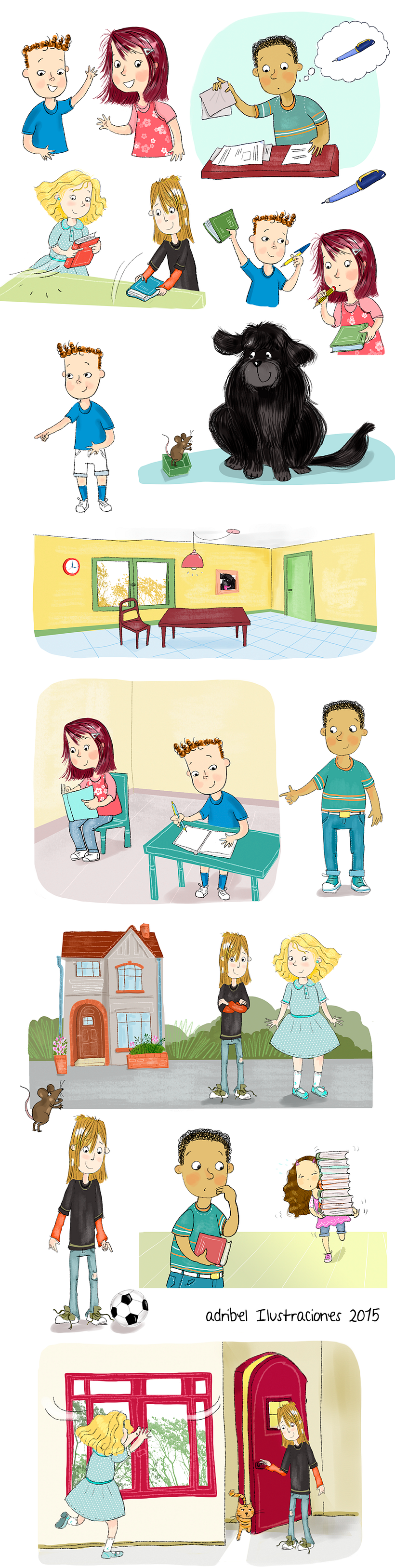 Callan Method, ilustraciones libro de texto 0