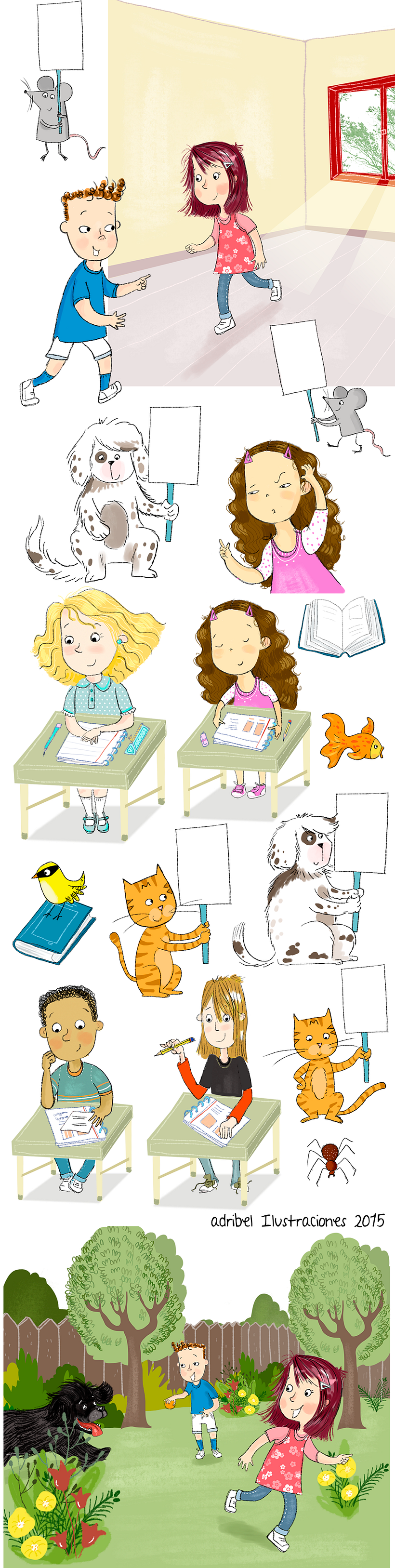 Callan Method, ilustraciones libro de texto 3