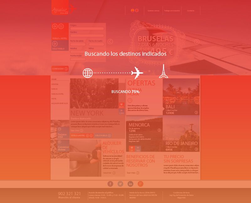 Web Agualuz Viajes 1
