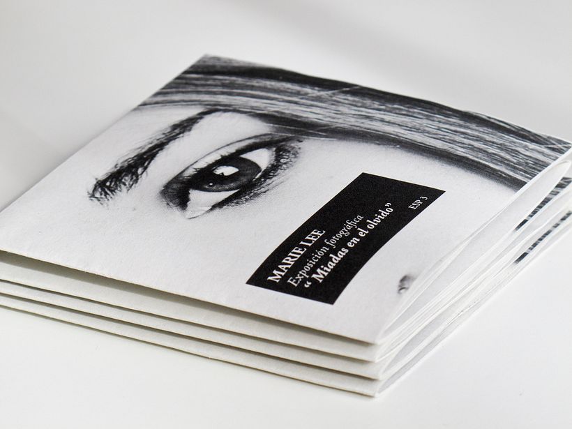 Mini Folleto Exposiciones. Diseño Editorial -1