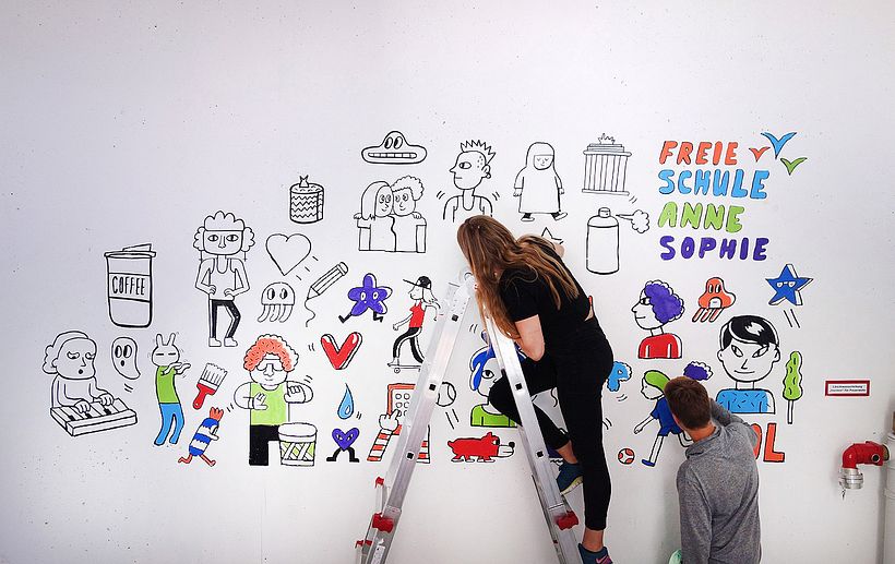 Mural en Anne Sophie 1