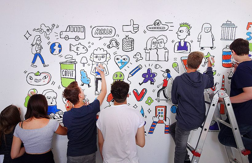 Mural en Anne Sophie 2