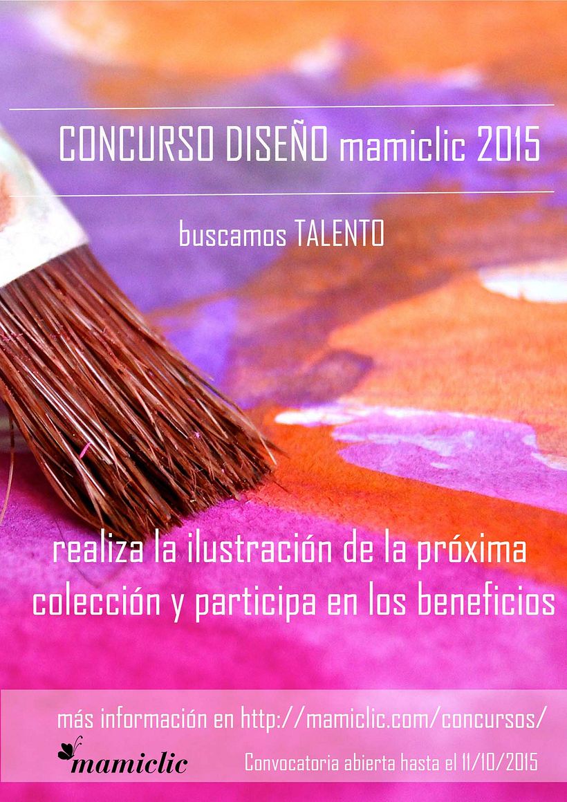 Primer concurso de diseño mamiclic 1