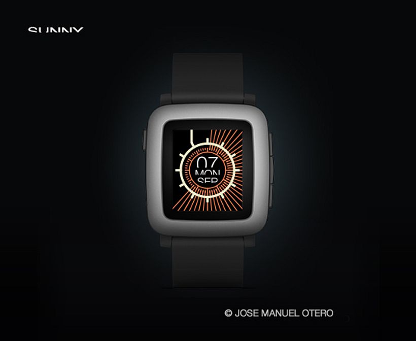 SUNNY. Pebble watchface 2