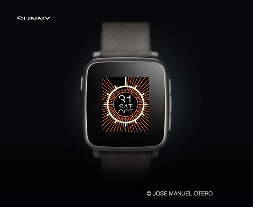 SUNNY. Pebble watchface 3