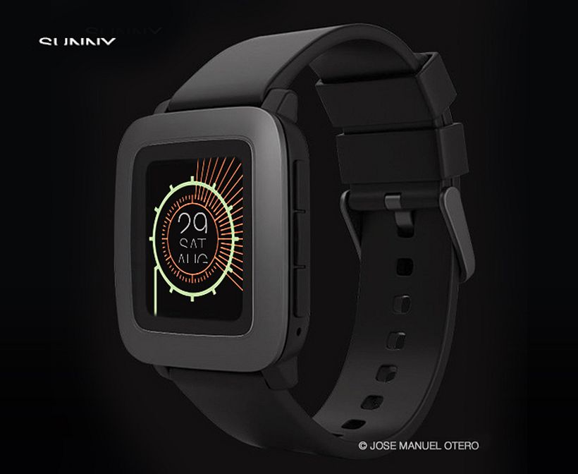 SUNNY. Pebble watchface 4