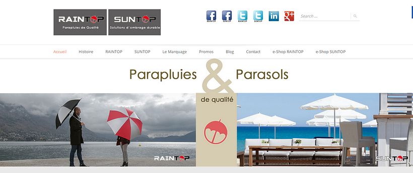 Parasoles SUNTOP & Paraguas RAINTOP 2