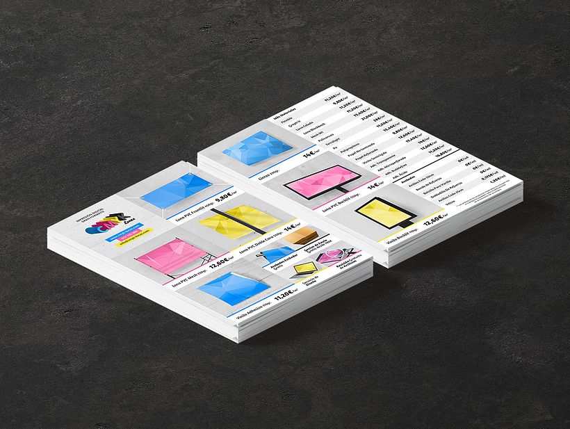 CMYK-Lonas / Flyer -1