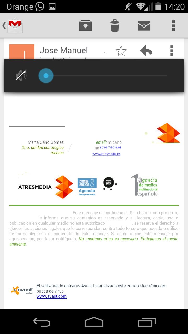 problema desconfiguracion maquetación FIRMA MAIL en android - gmail 3