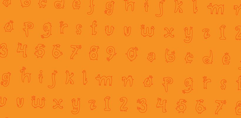Glyphers - a playful new font 2