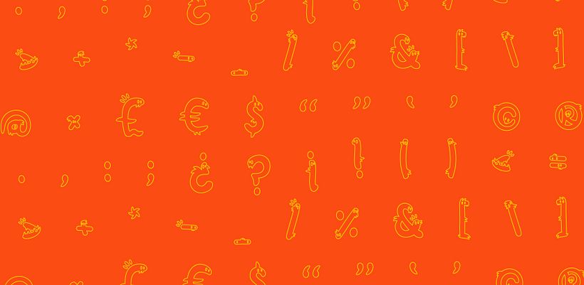 Glyphers - a playful new font 3