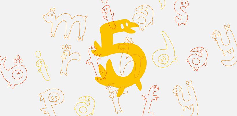 Glyphers - a playful new font 6