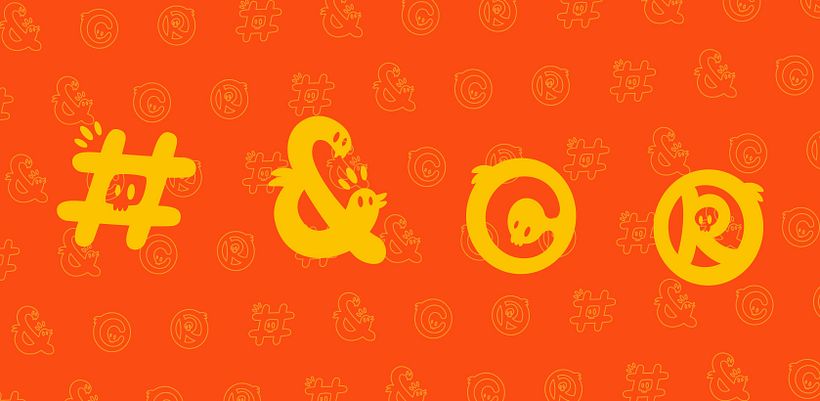Glyphers - a playful new font 7