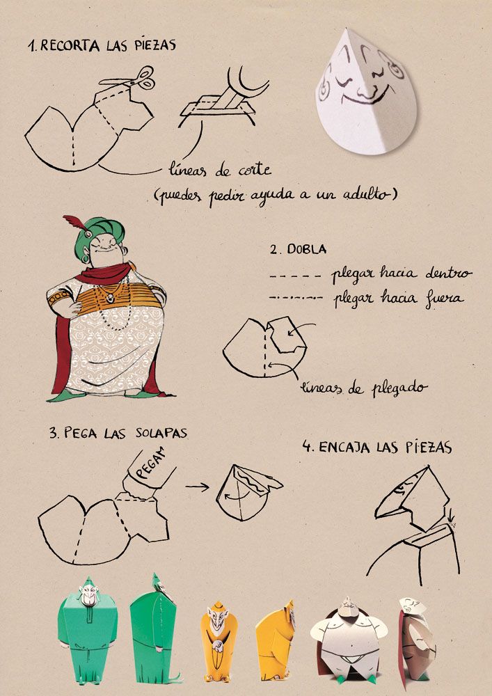 El traje nuevo del Emperador_paper toys 8