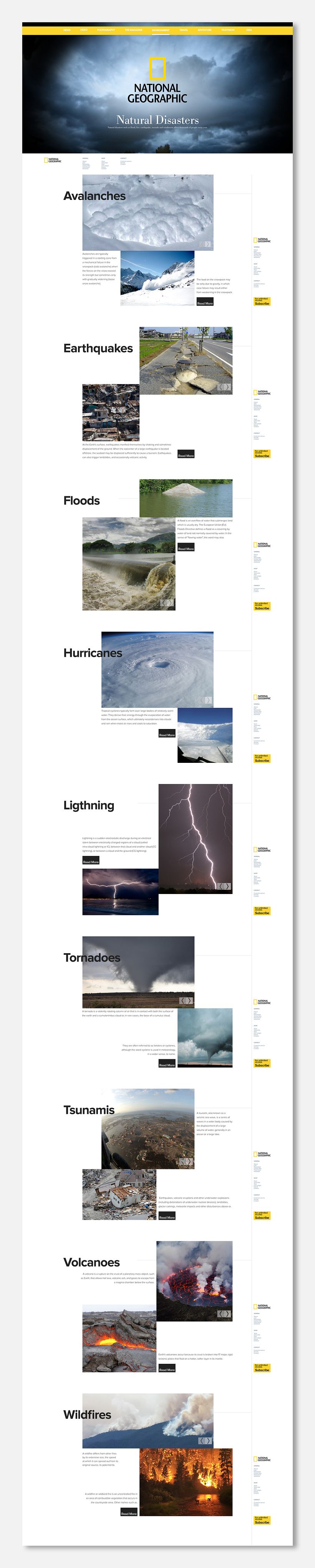 National Geographic - Natural Disaters (Concepto) 3