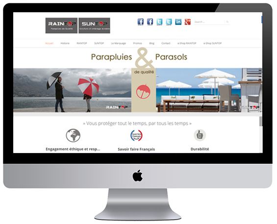 Parasoles SUNTOP & Paraguas RAINTOP 1